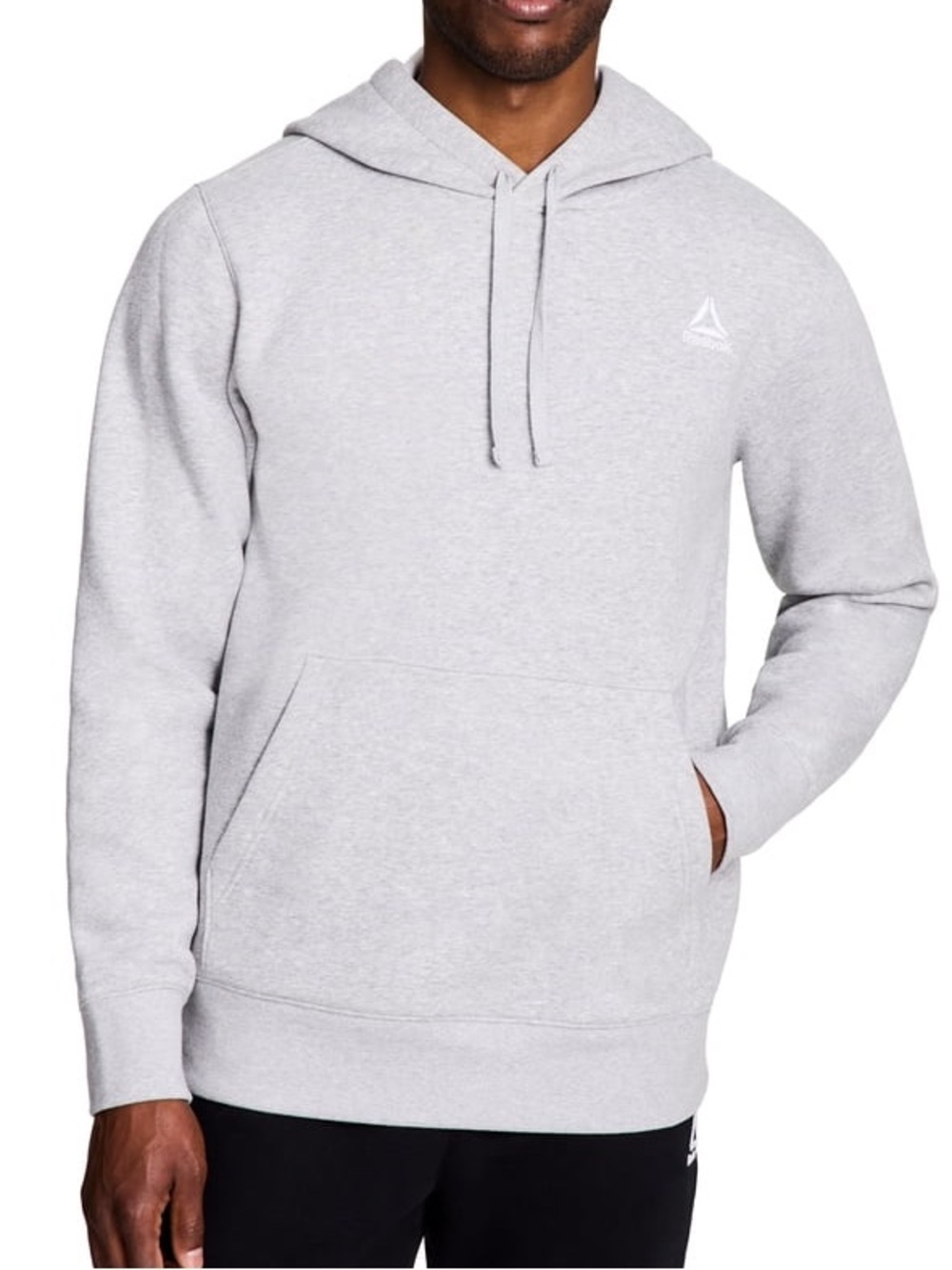Reebok Men’s Game Day Fleece Left Chest Hoodie Size Large